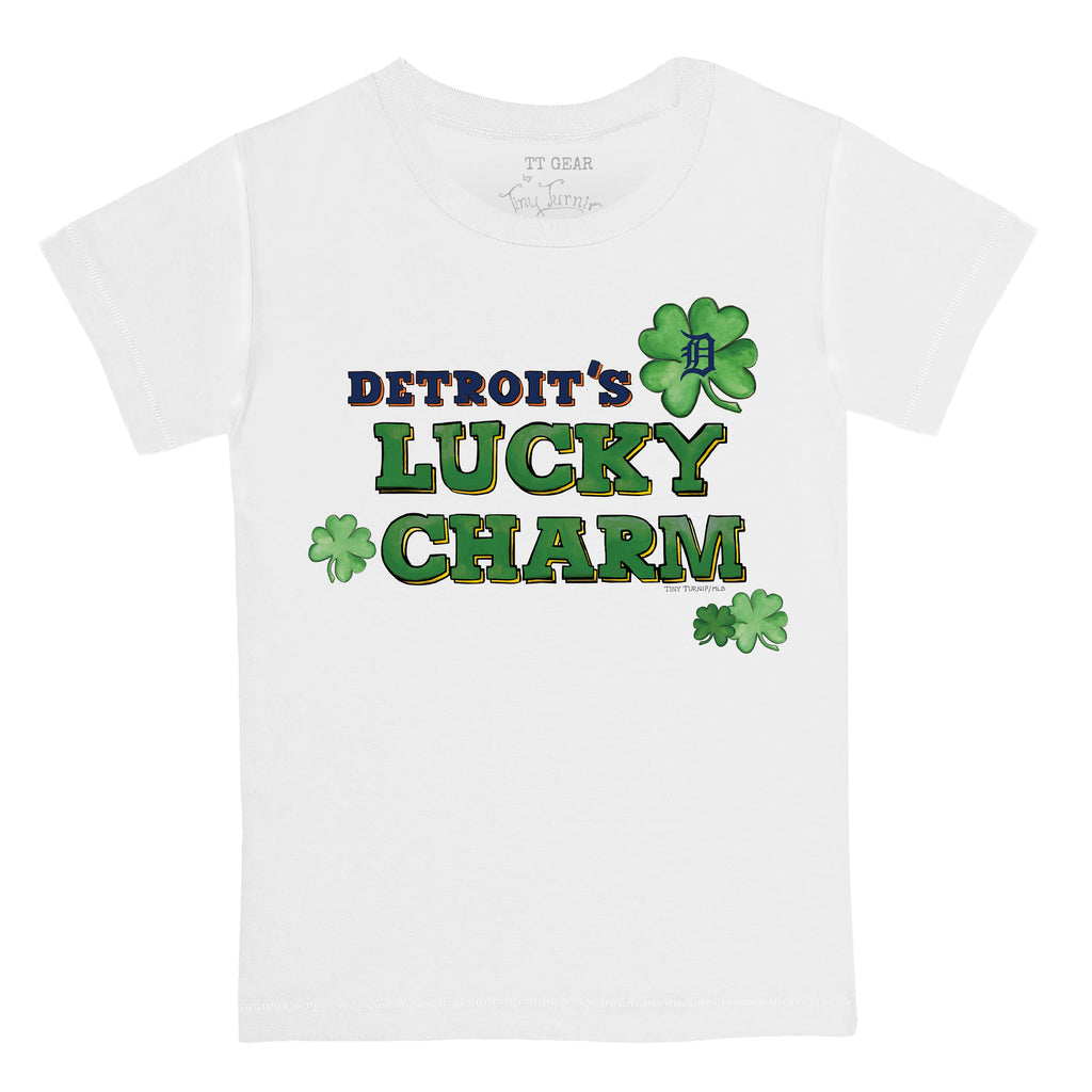 Tiny Turnip Detroit Tigers Hot Bats Tee Shirt Women's Medium / White