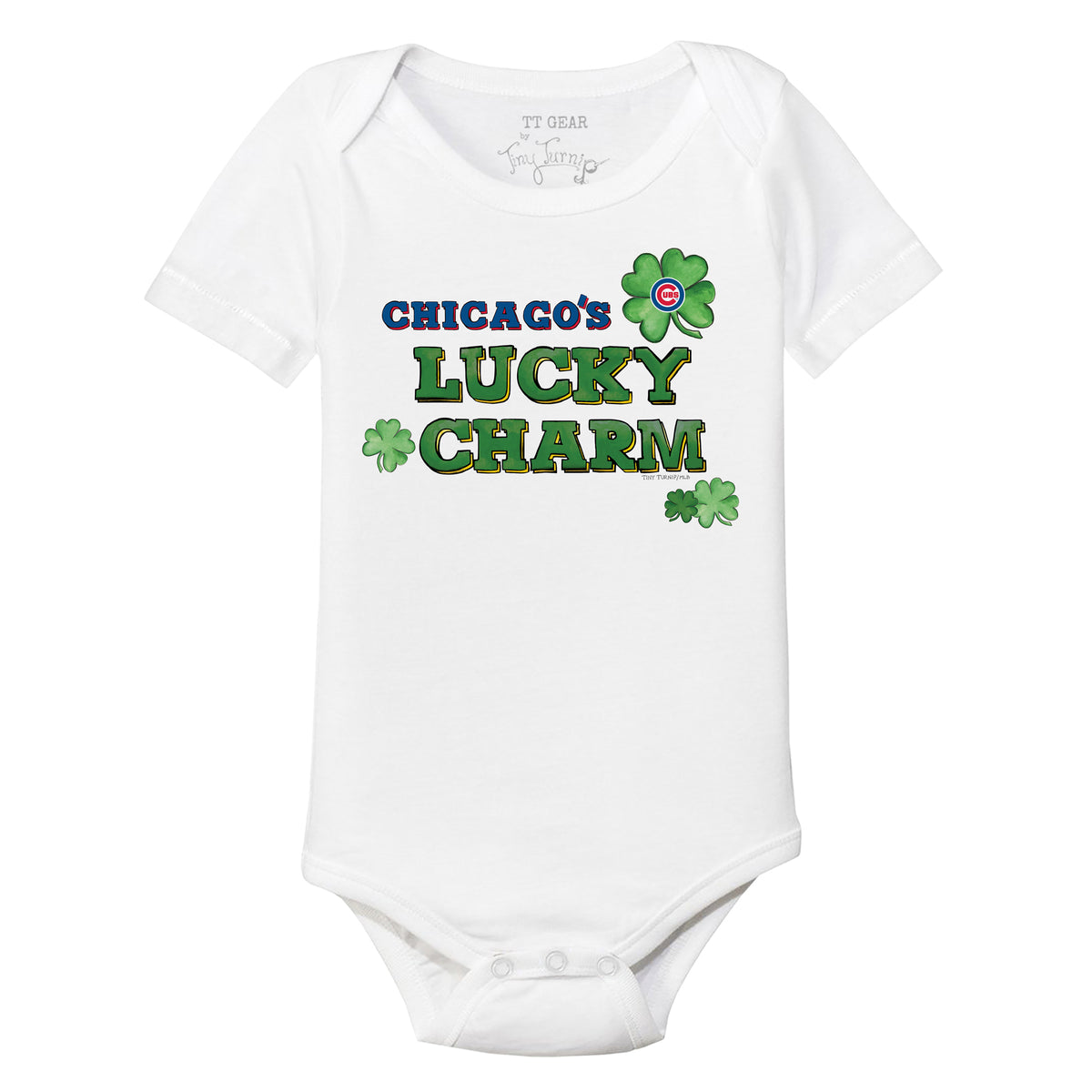 Chicago Cubs Lucky Charm Short Sleeve Snapper