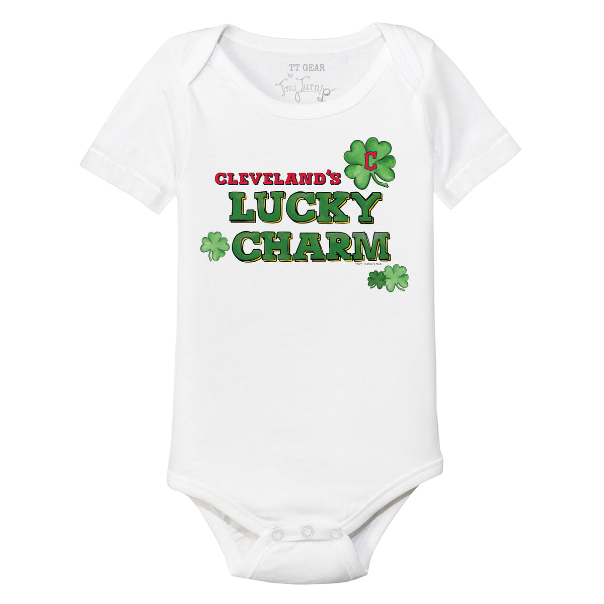Cleveland Guardians Lucky Charm Short Sleeve Snapper