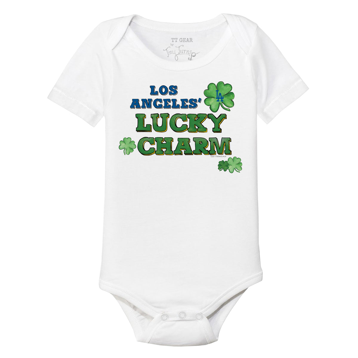 Los Angeles Dodgers Lucky Charm Short Sleeve Snapper