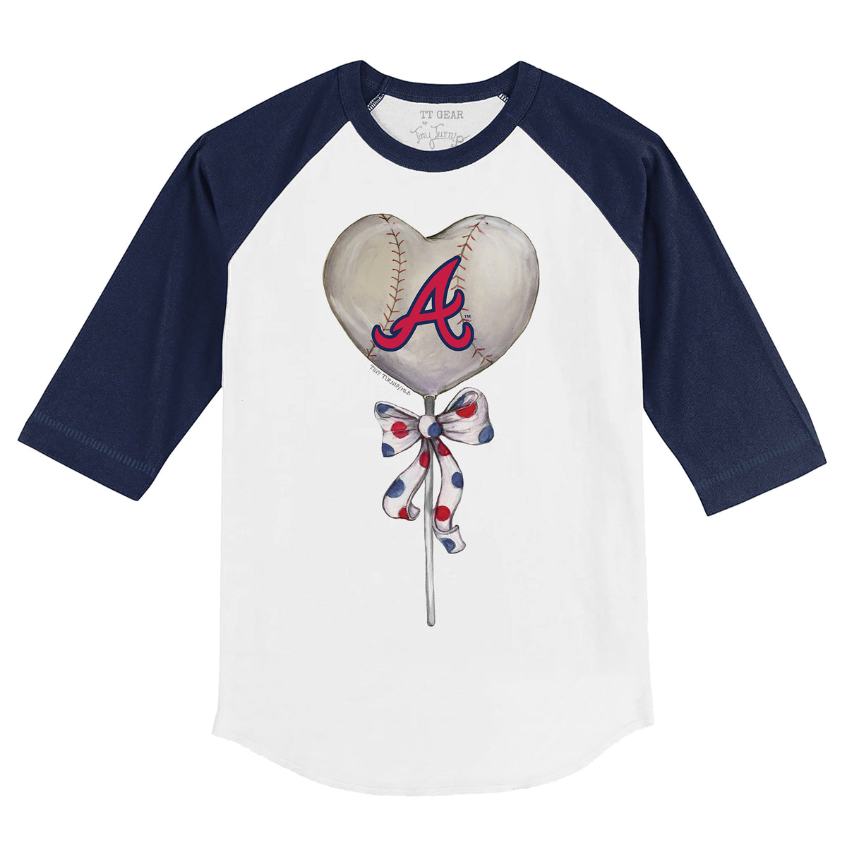 MLB Genuine Merchandise Men's 3/4 Sleeve Atlanta Braves Shirt 