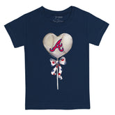 Atlanta Braves Heart Lolly Tee Shirt
