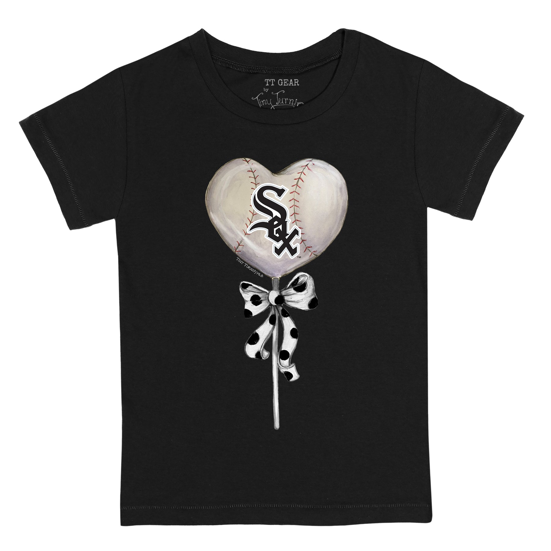Women's Tiny Turnip White Chicago Sox Teddy Boy T-Shirt Size: Extra Small