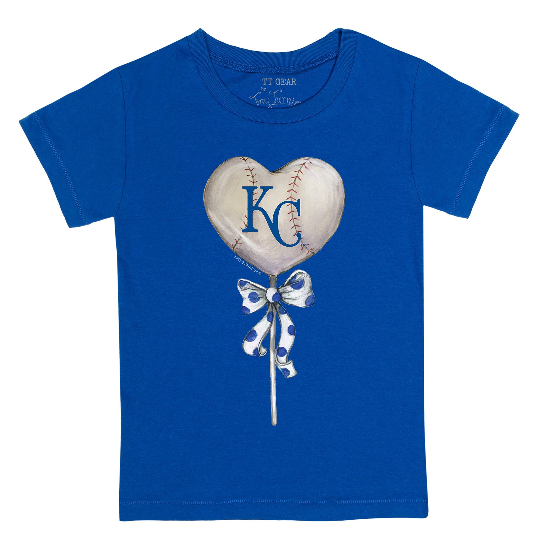 Kansas City Royals Tiny Turnip Youth Team Slugger T-Shirt - White