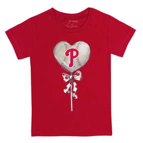 Philadelphia Phillies Heart Lolly Tee Shirt