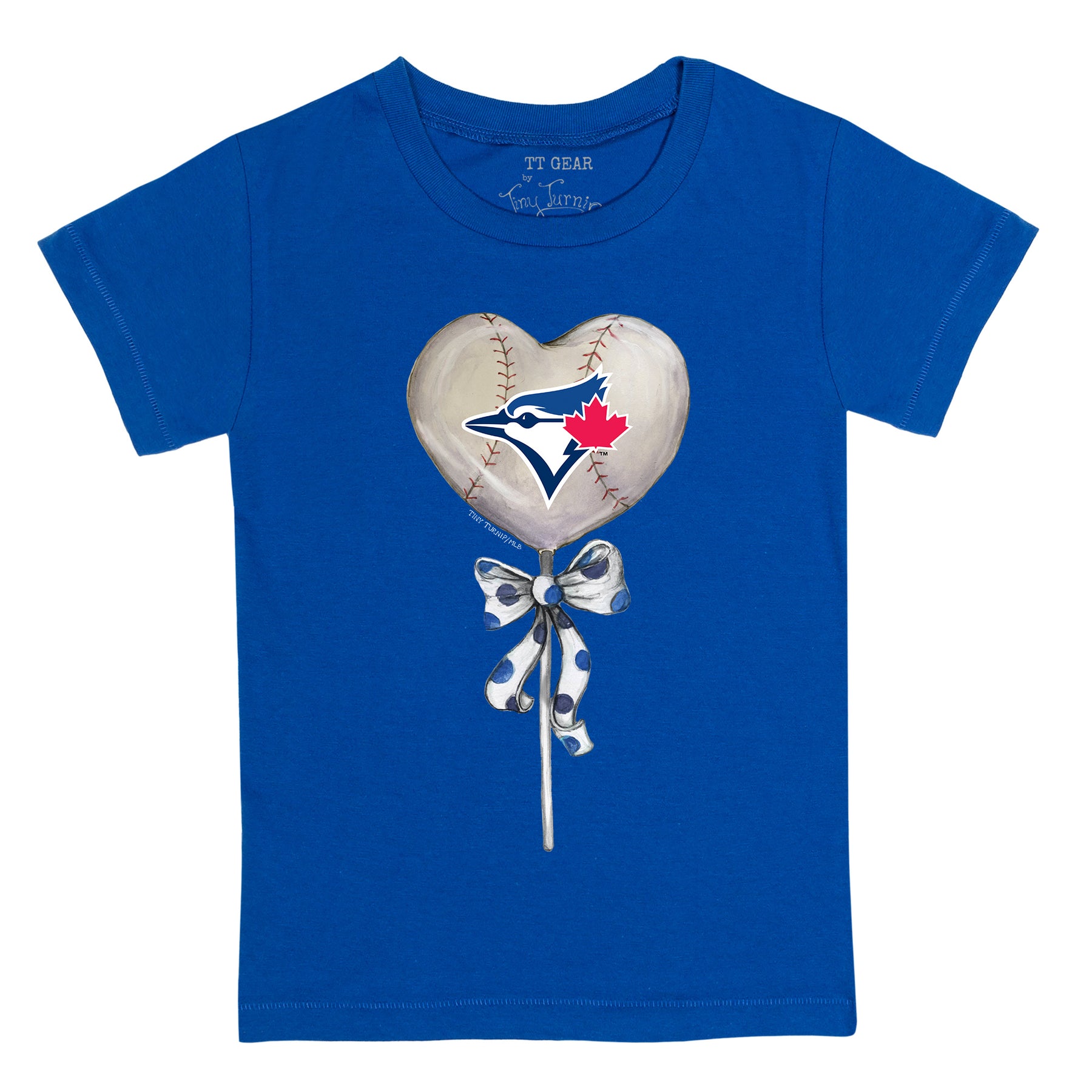 Toronto Blue Jays Tiny Turnip Youth Baseball Pow 3/4-Sleeve