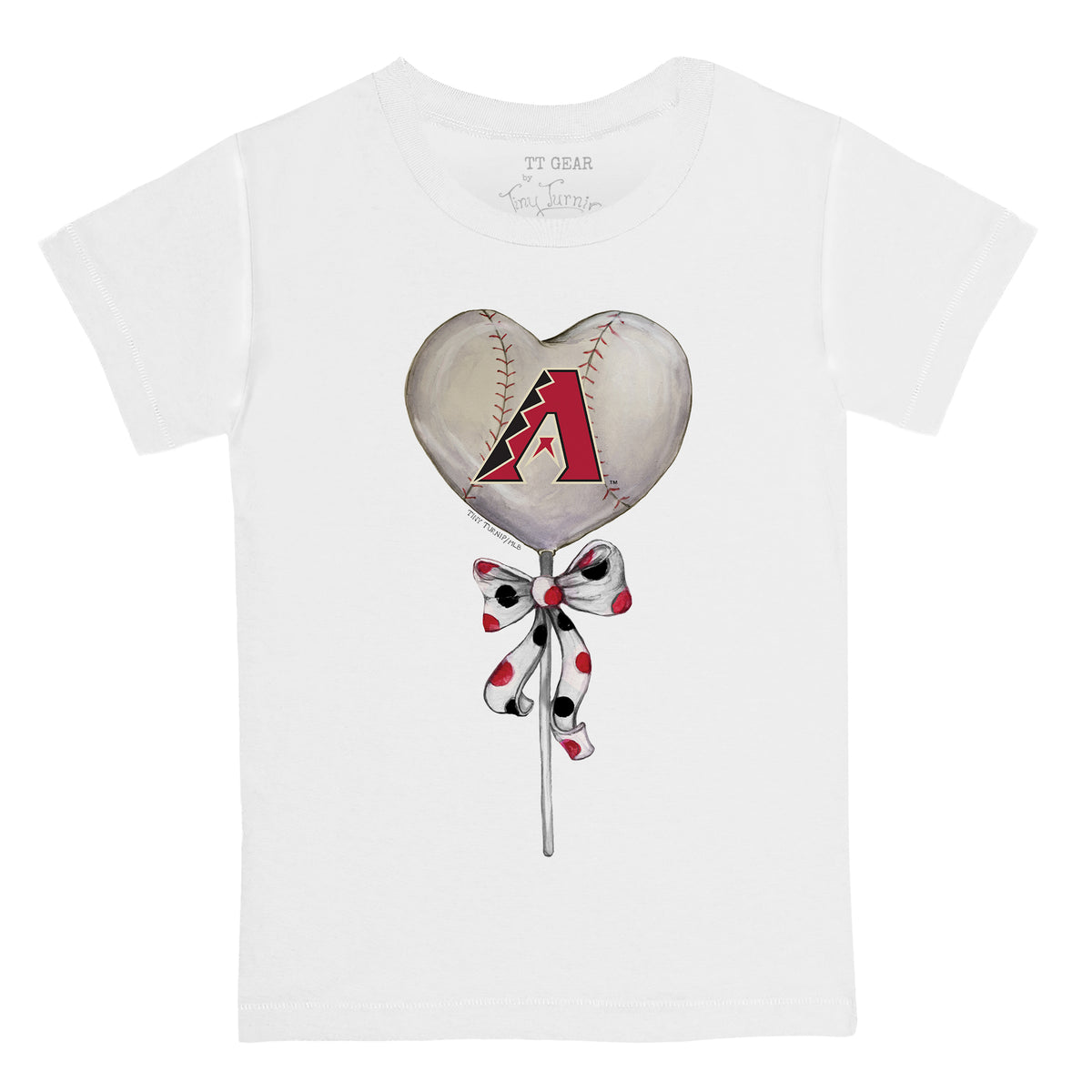 Arizona Diamondbacks Heart Lolly Tee Shirt