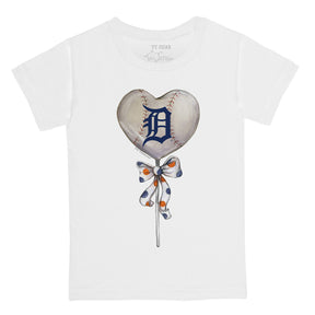 Detroit Tigers Heart Lolly Tee Shirt