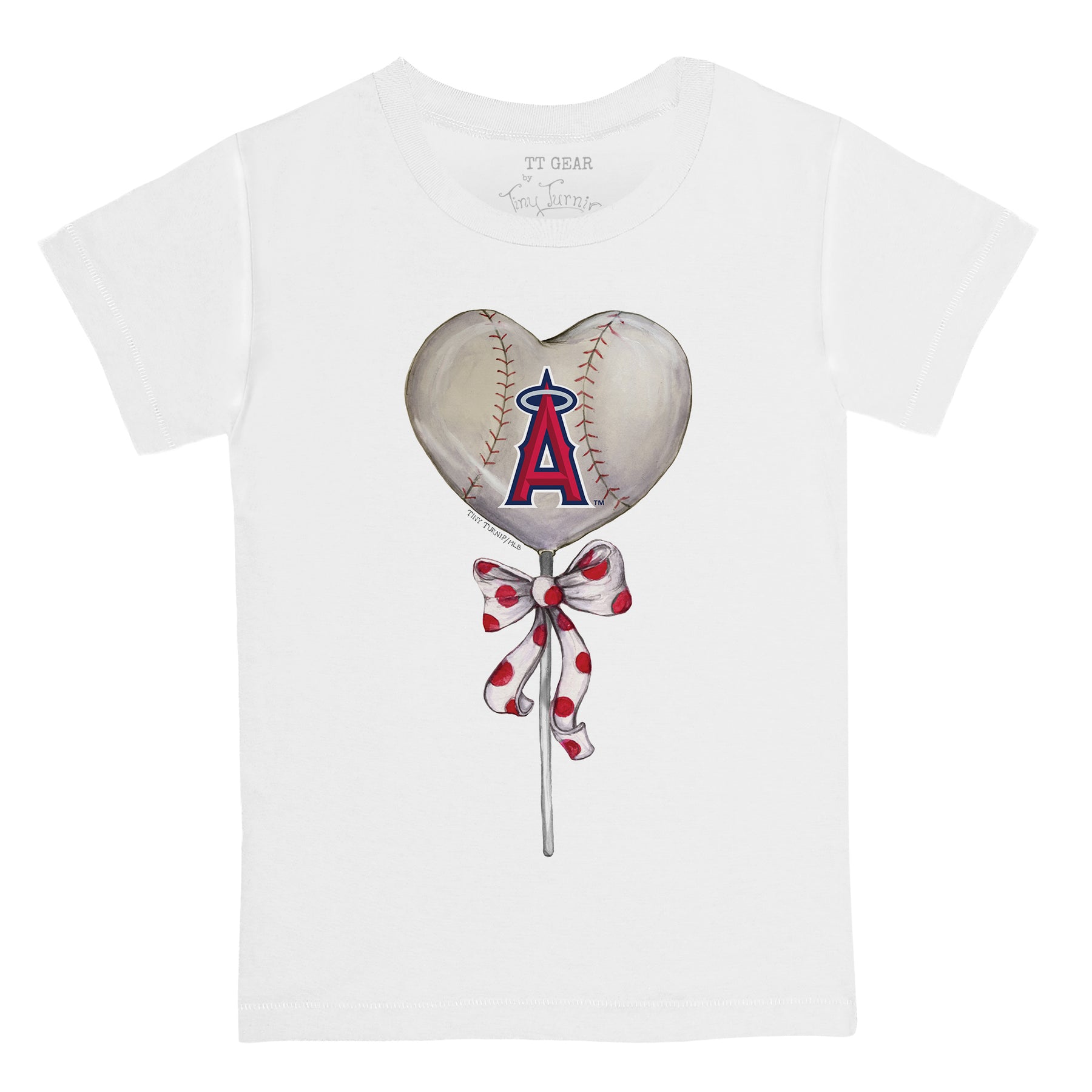 Los Angeles Angels Heart Lolly Tee Shirt