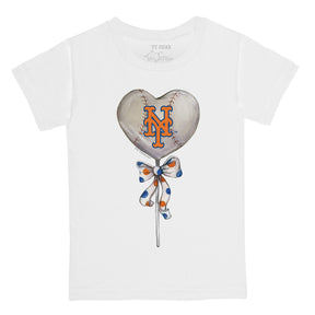 New York Mets Heart Lolly Tee Shirt