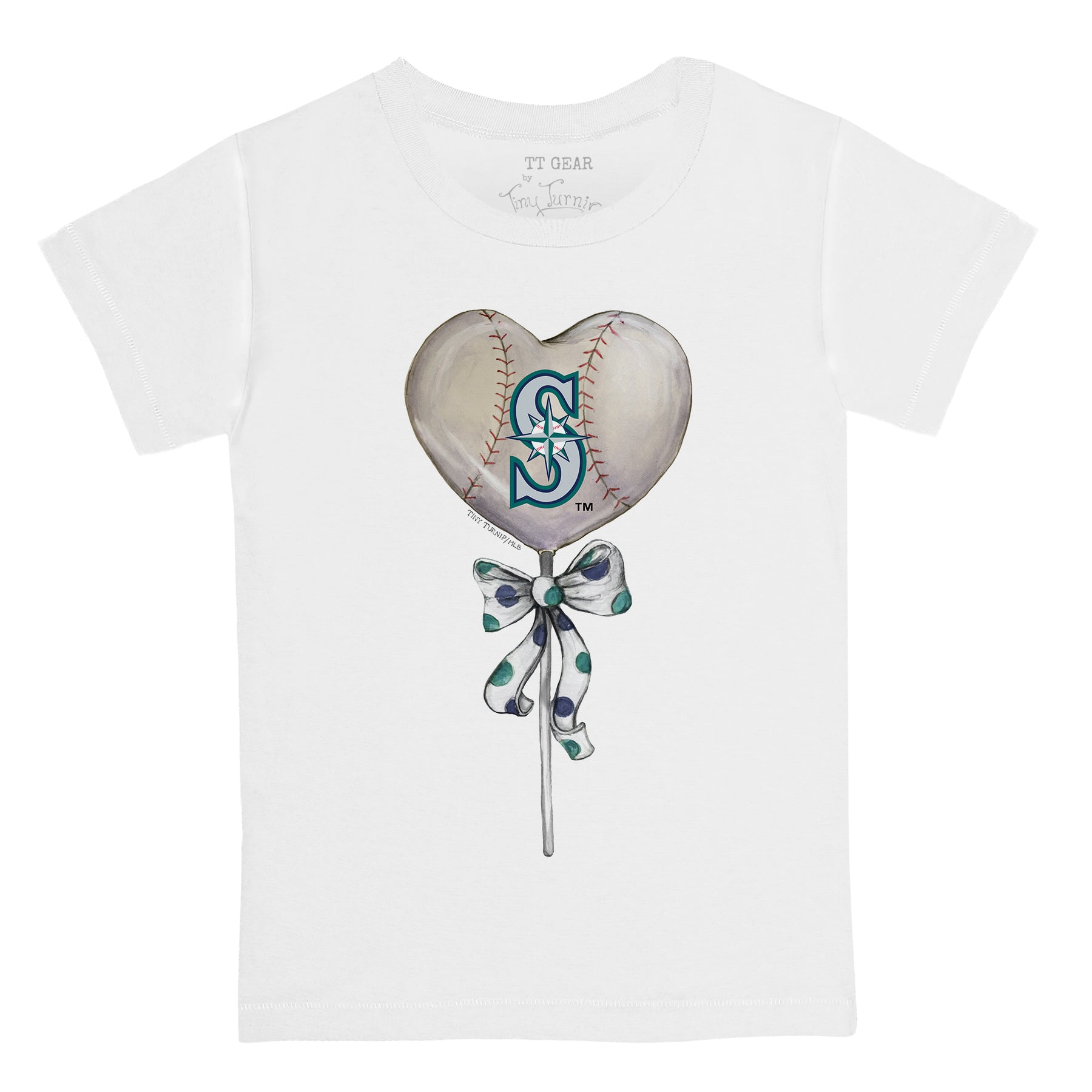 Seattle Mariners Heart Lolly Tee Shirt