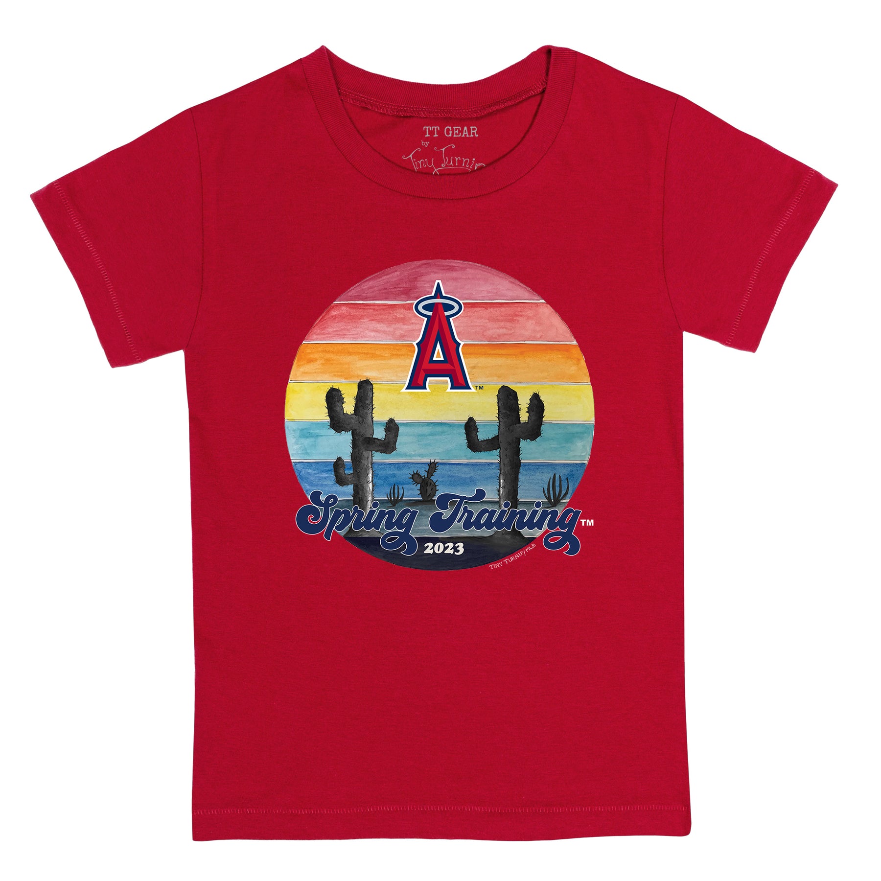 Los Angeles Angels Spring Training 2023 Tee Shirt 2T / Red