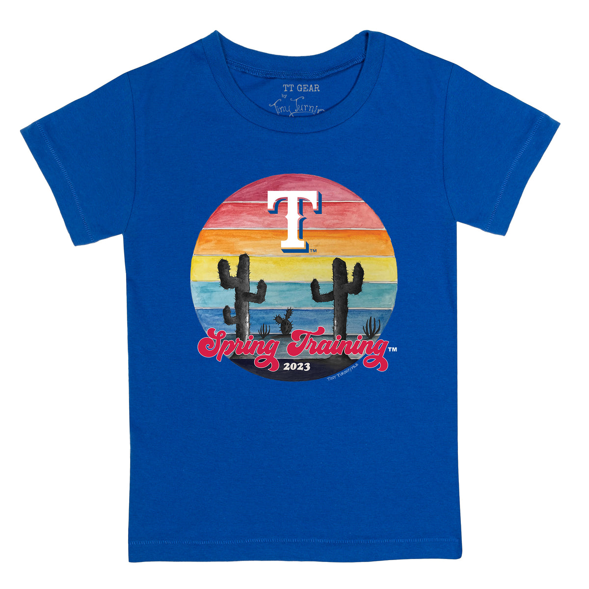 Youth Tiny Turnip White Texas Rangers Fastball T-Shirt Size: Extra Large