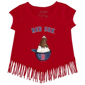 Boston Red Sox Sundae Helmet Fringe Tee