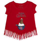 St. Louis Cardinals Sundae Helmet Fringe Tee