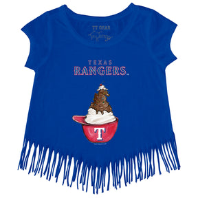 Texas Rangers Sundae Helmet Fringe Tee