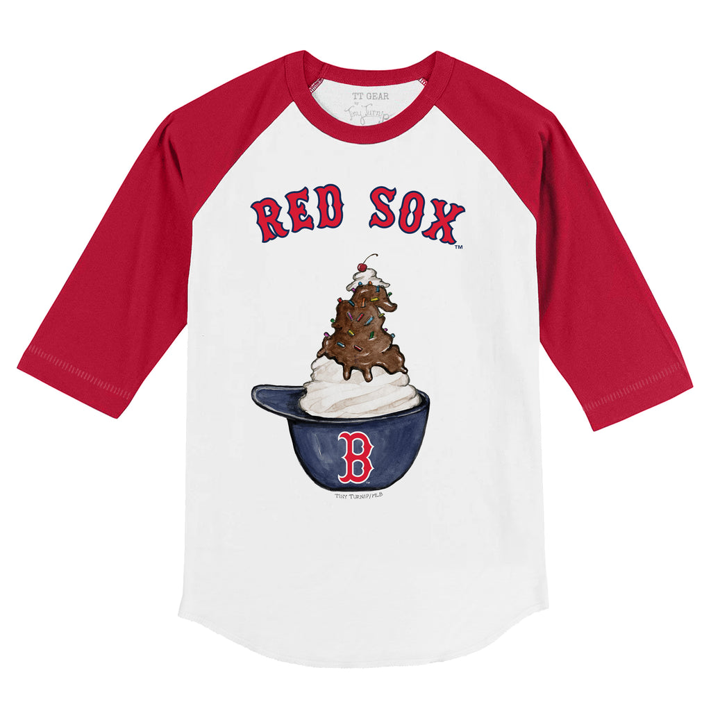 Boston Red Sox Sundae Helmet Tee Shirt 18M / Red