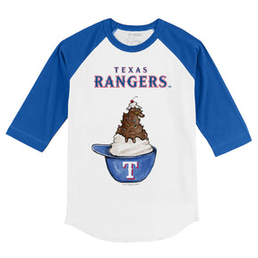 Texas Rangers Sundae Helmet 3/4 Royal Blue Sleeve Raglan