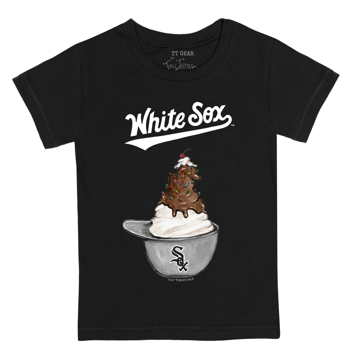 Youth Tiny Turnip White Boston Red Sox Sundae Helmet T-Shirt Size: Small