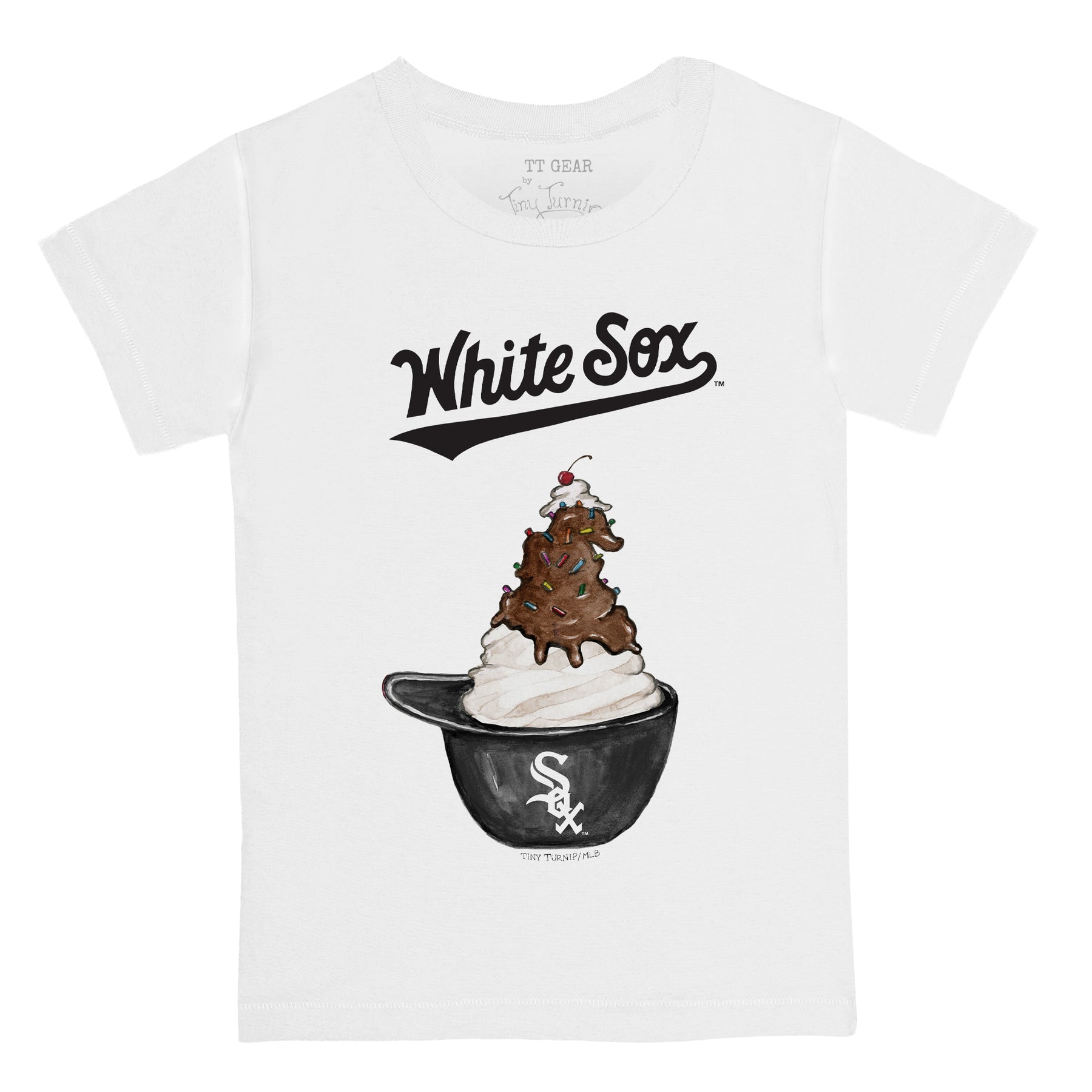 Chicago White Sox Sundae Helmet Tee Shirt 24M / White