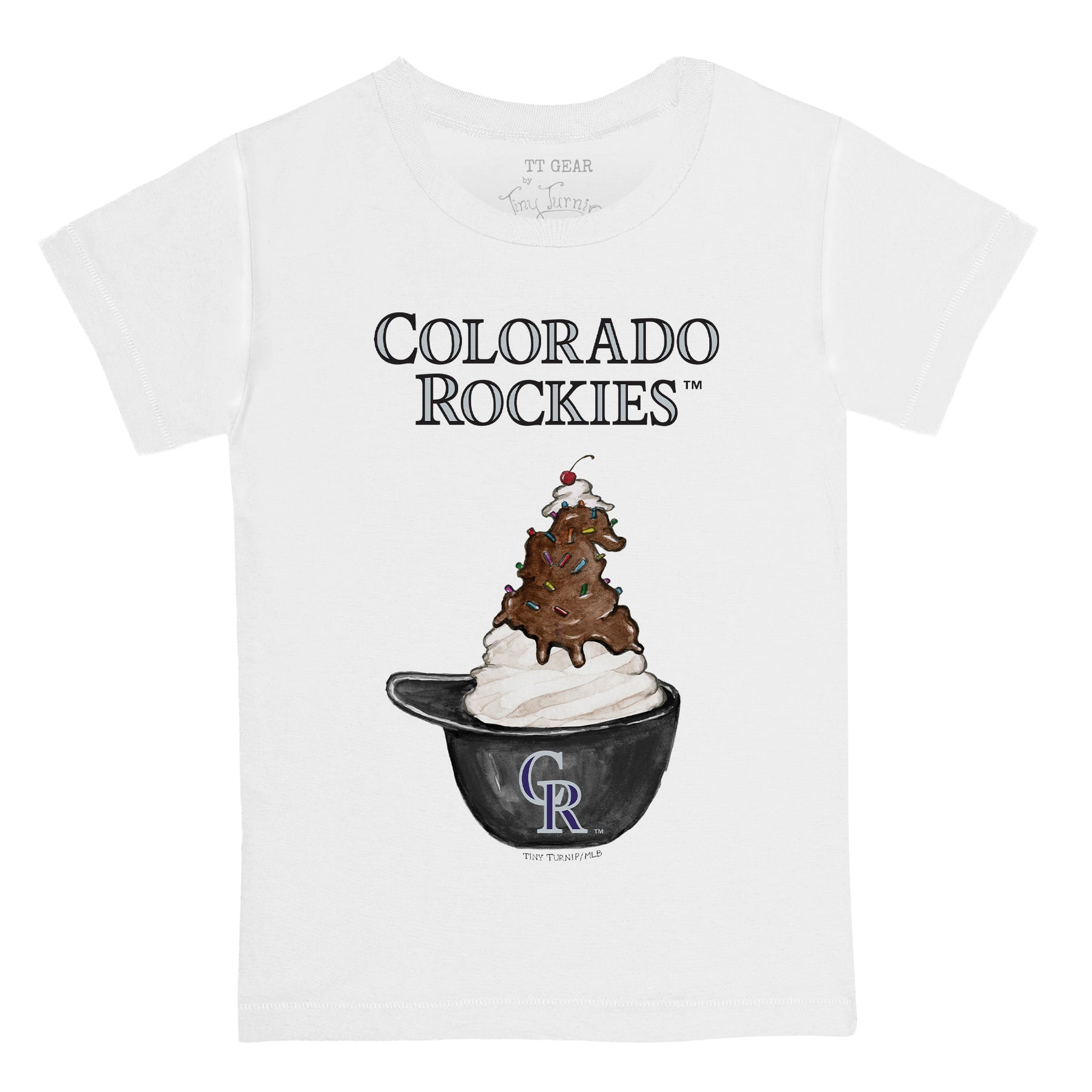 Colorado Rockies Sundae Helmet Tee Shirt