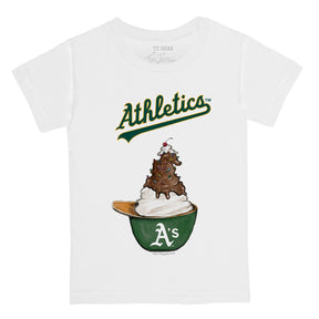Oakland Athletics Sundae Helmet Tee Shirt