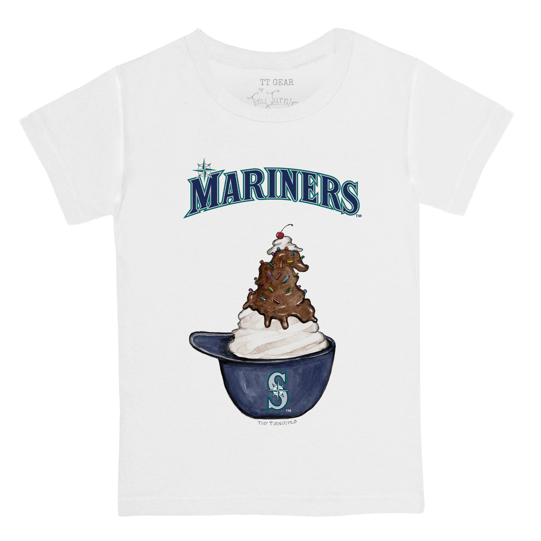 Seattle Mariners Sundae Helmet Tee Shirt