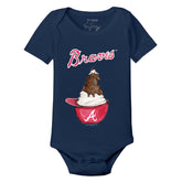 Atlanta Braves Sundae Helmet Short Sleeve Snapper