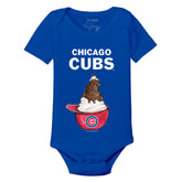 Chicago Cubs Sundae Helmet Short Sleeve Snapper