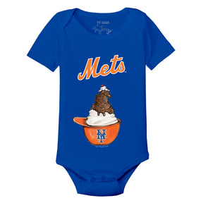 New York Mets Sundae Helmet Short Sleeve Snapper