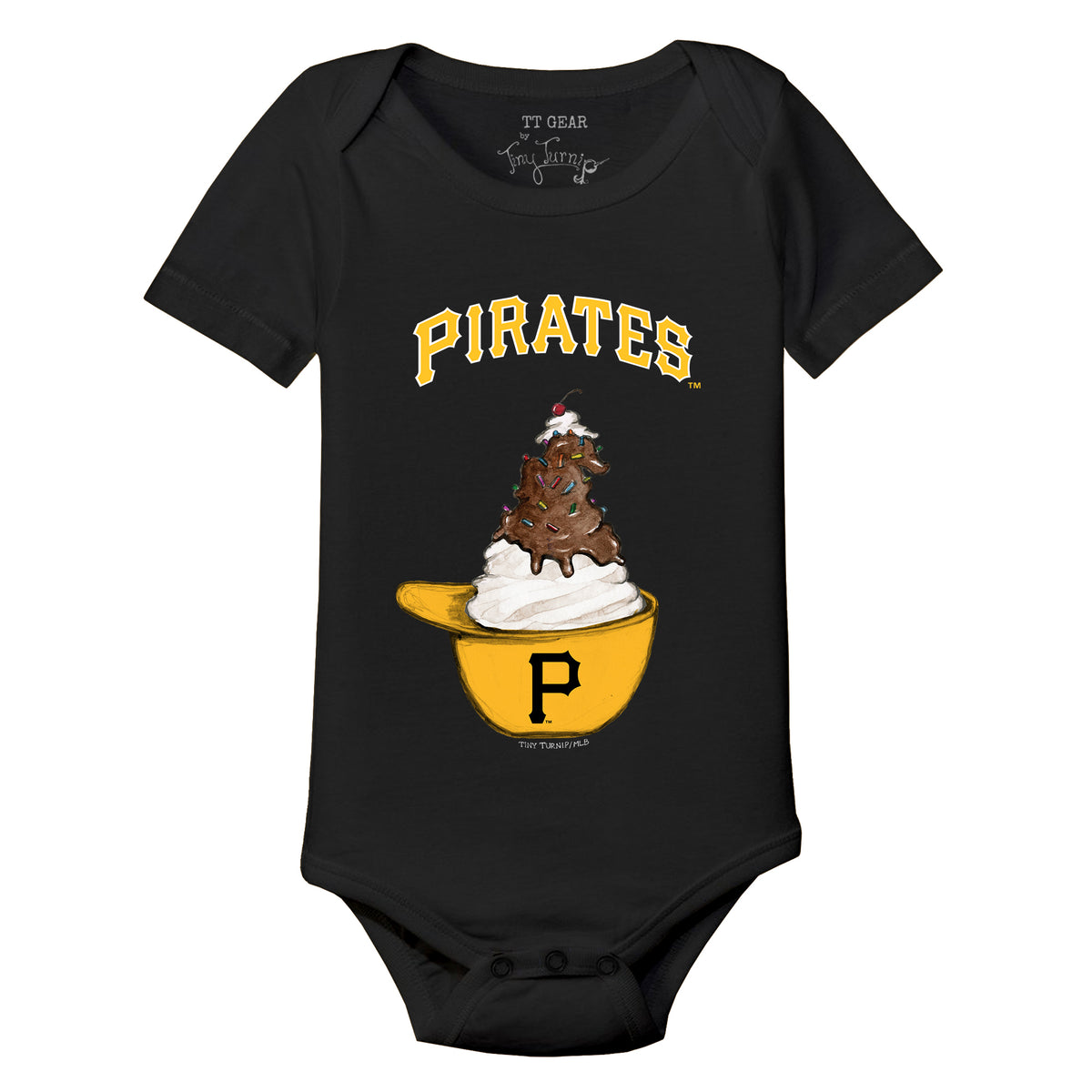 Pittsburgh Pirates Sundae Helmet Short Sleeve Snapper