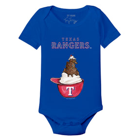Texas Rangers Sundae Helmet Short Sleeve Snapper