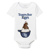 Tampa Bay Rays Sundae Helmet Short Sleeve Snapper - Tiny Turnip