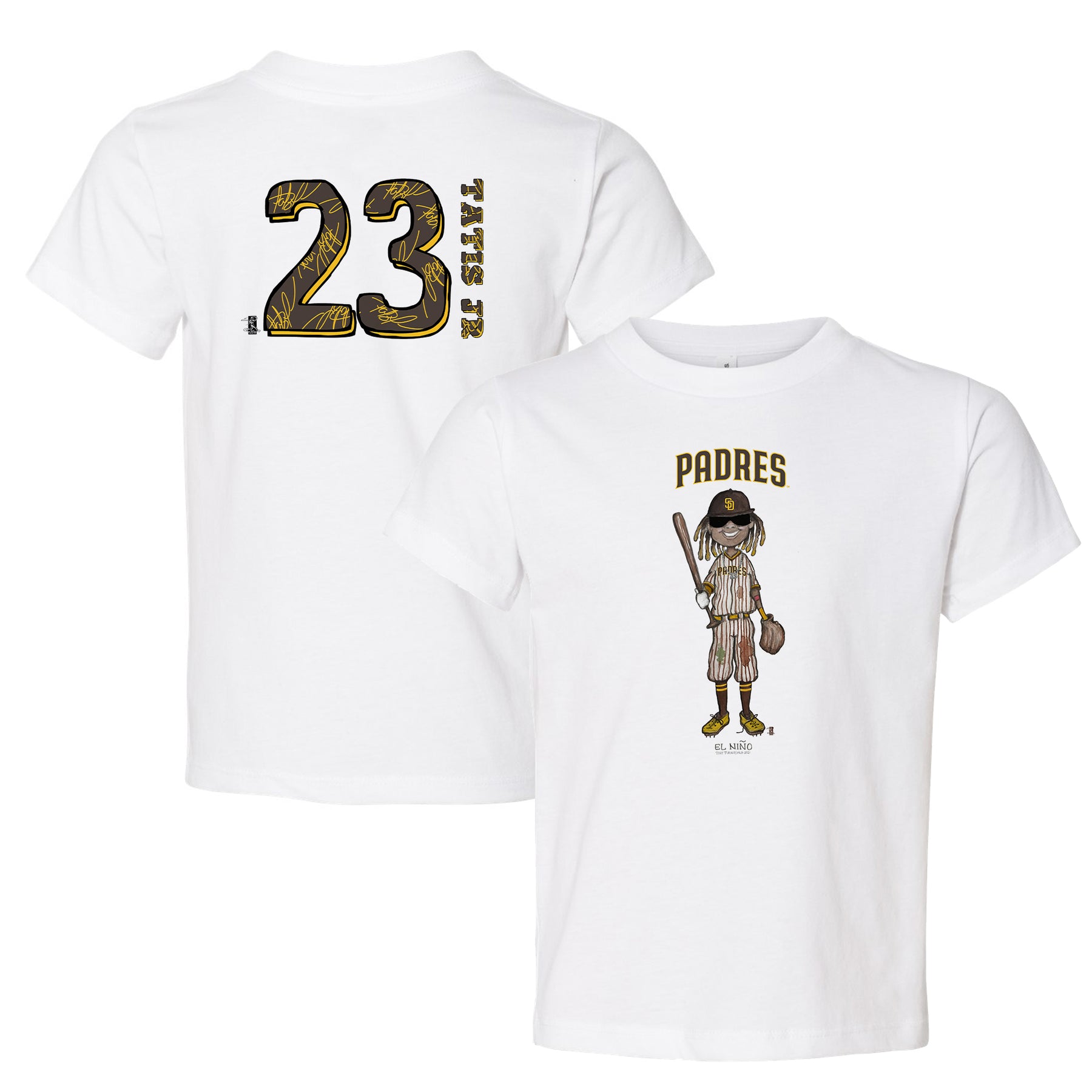 Official san diego padres bring the gold heart design shirt