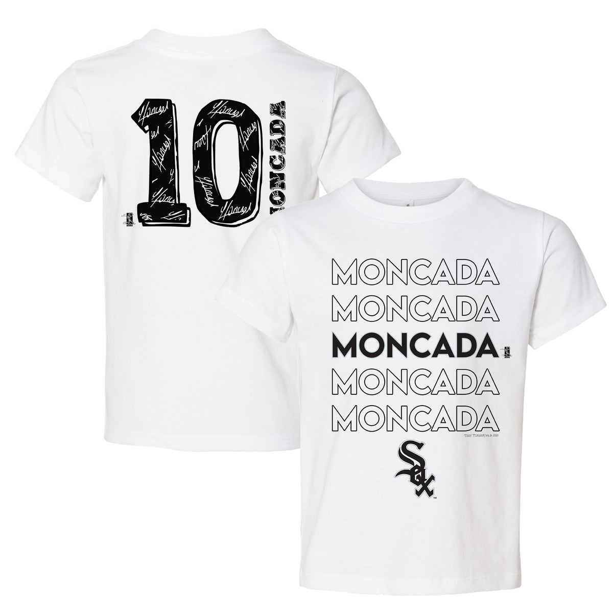 Chicago White Sox Yoan Moncada Stacked Tee Shirt