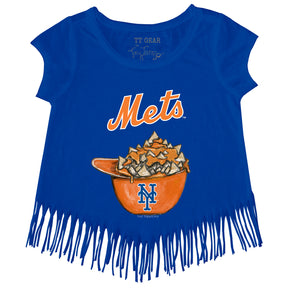 New York Mets Nacho Helmet Fringe Tee