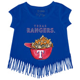 Texas Rangers Nacho Helmet Fringe Tee