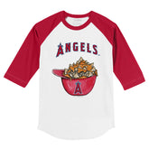 Los Angeles Angels Nacho Helmet 3/4 Red Sleeve Raglan