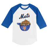 New York Mets Nacho Helmet 3/4 Royal Blue Sleeve Raglan
