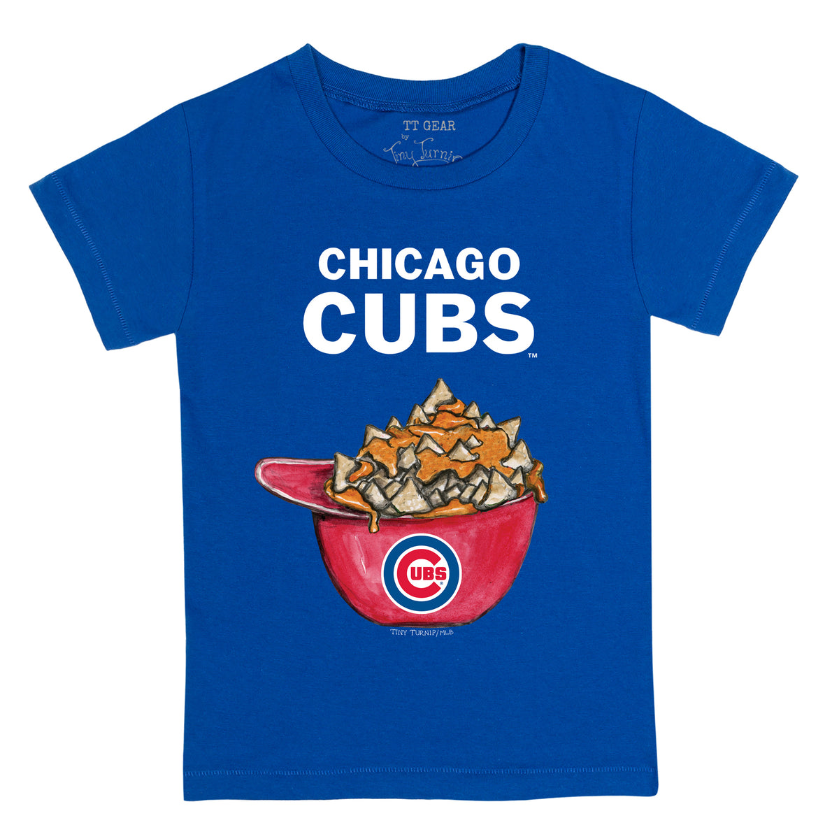 Youth Tiny Turnip White Chicago Cubs Kate The Catcher T-Shirt Size: Large