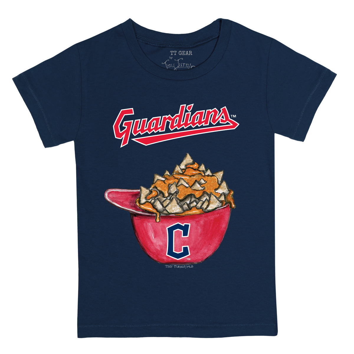 Cleveland Guardians Nacho Helmet Tee Shirt