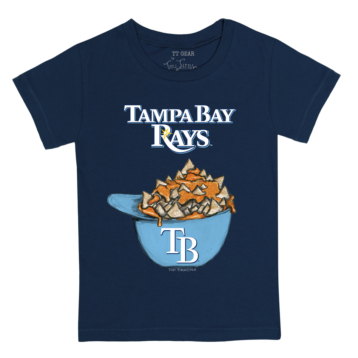 Tampa Bay Rays Nacho Helmet Tee Shirt