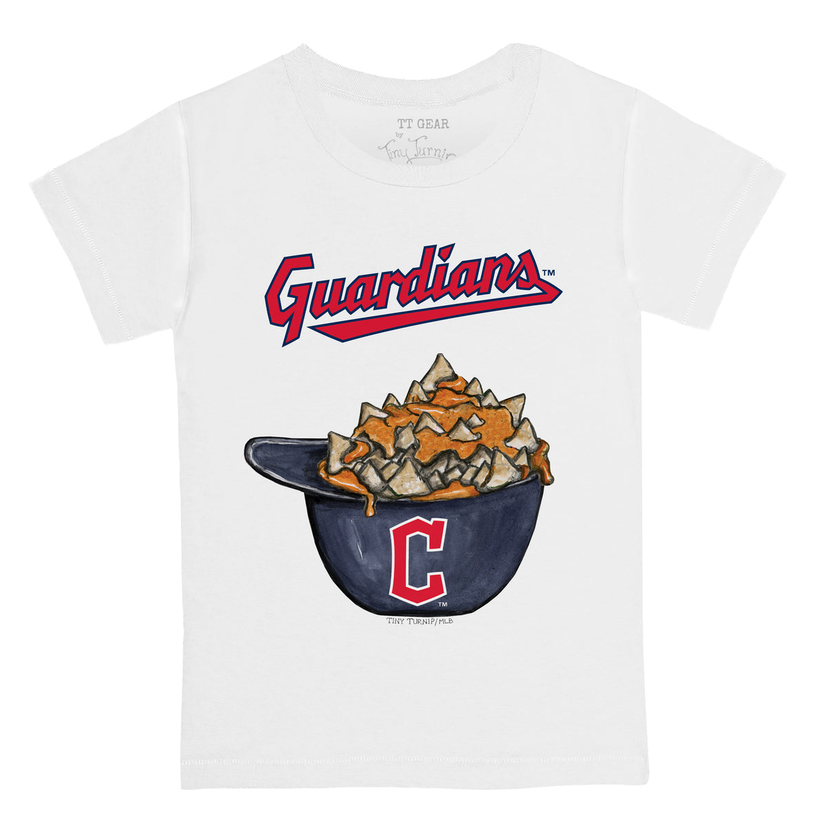 Cleveland Guardians Nacho Helmet Tee Shirt
