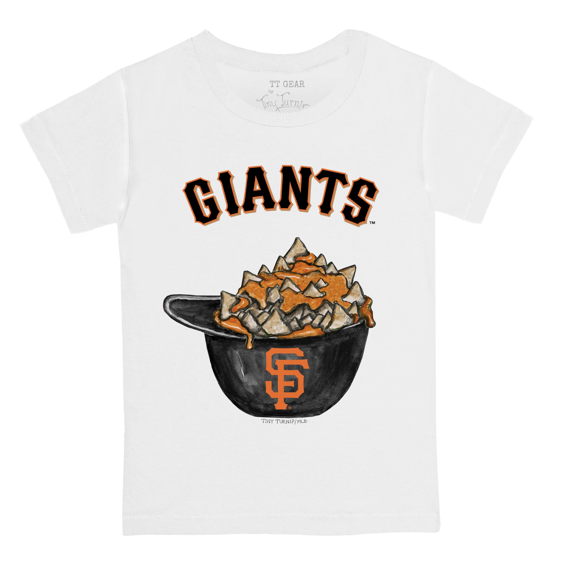 San Francisco Giants Nacho Helmet Tee Shirt 3T / White