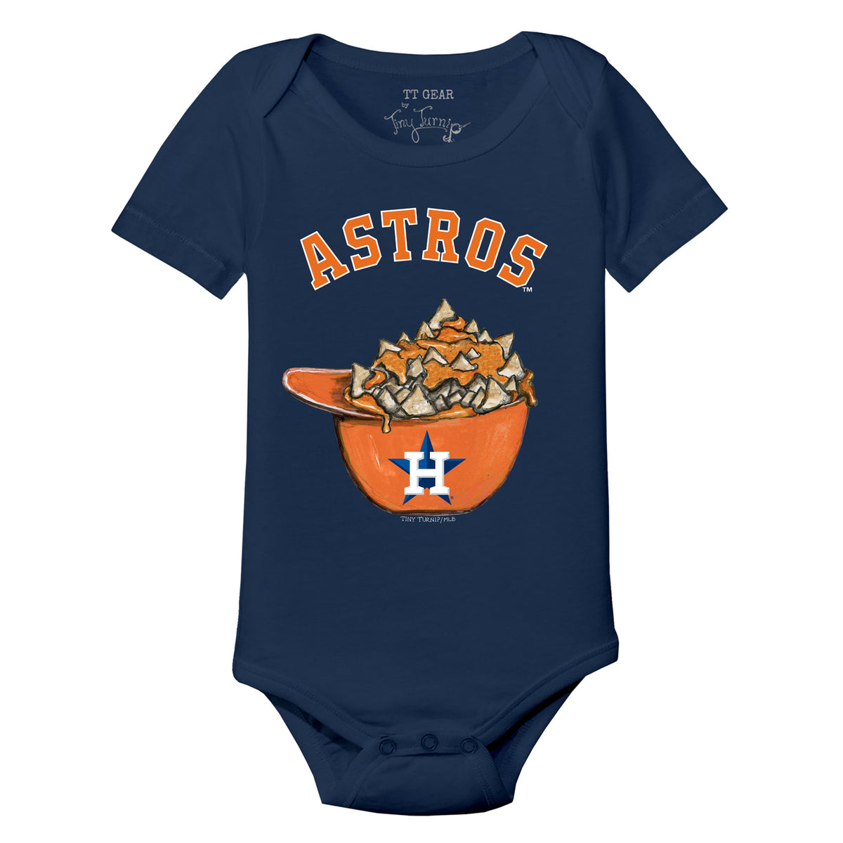 Houston Astros Kate The Catcher Short Sleeve Snapper 18M / White