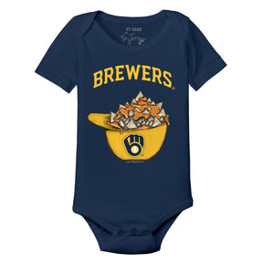 Milwaukee Brewers Nacho Helmet Short Sleeve Snapper