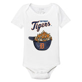 Detroit Tigers Nacho Helmet Short Sleeve Snapper - Tiny Turnip