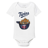 Minnesota Twins Nacho Helmet Short Sleeve Snapper - Tiny Turnip