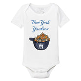 New York Yankees Nacho Helmet Short Sleeve Snapper - Tiny Turnip