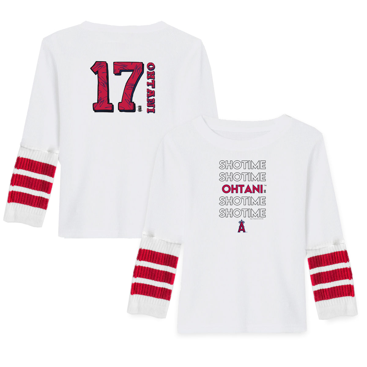 Los Angeles Angels Shohei Ohtani "Shotime" Stacked Kid's Tubular Cuffed Thermal